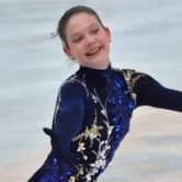 Julija Lovrenčič na Junior Grand Prix v Rigi